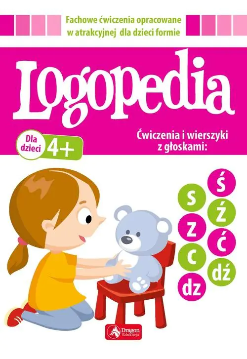 Książka - Logopedia. Ćwiczenia i wierszyki z głoskami ś, ć, ź, dź oraz s, c, z, dz
