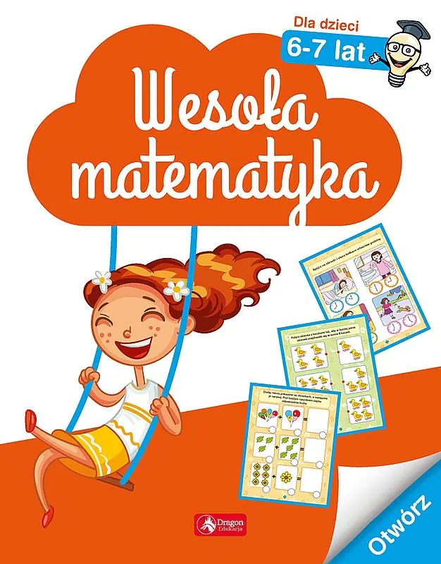 Książka - Wesoła matematyka dla dzieci w wieku 6-7 lat