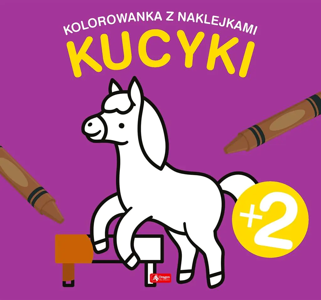 Książka - Kucyki. Kolorowanka z naklejkami