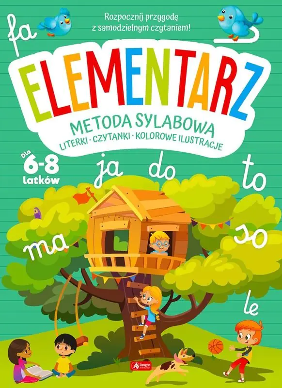 Książka - Elementarz dla dzieci metodą sylabową