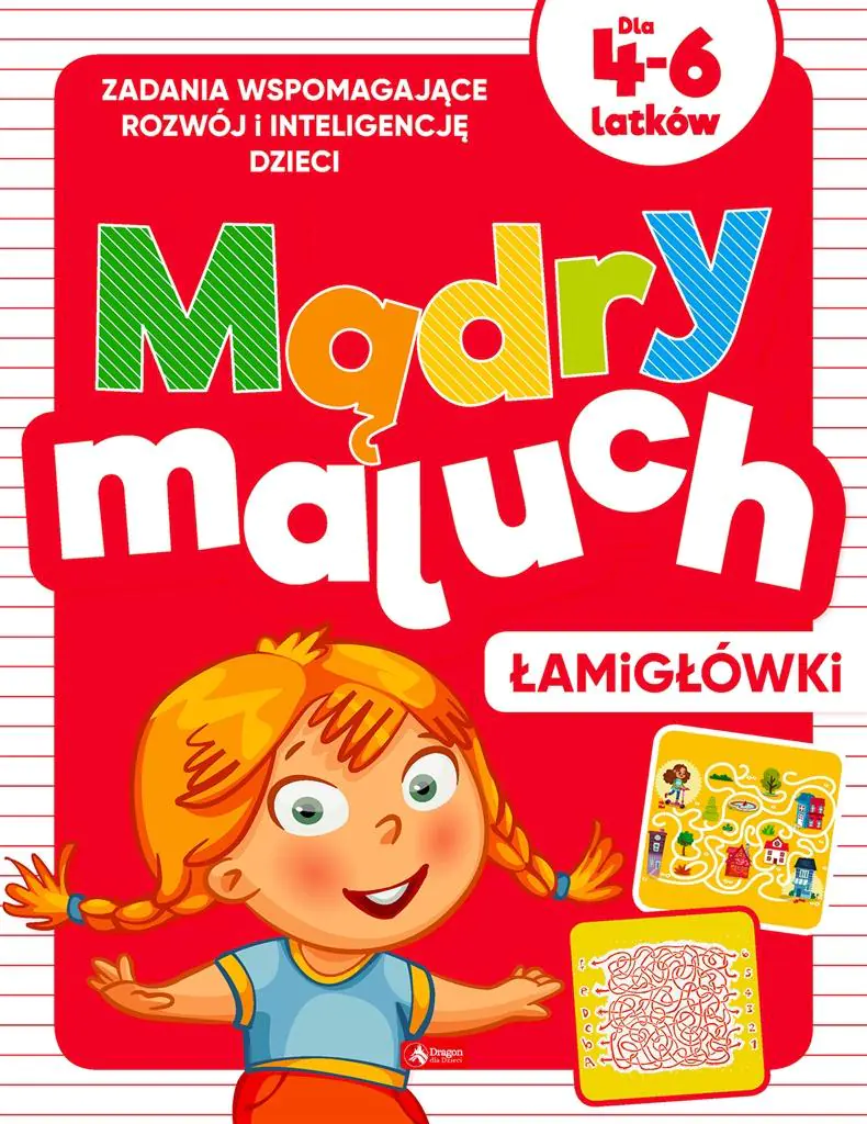 Książka - Łamigłówki. Mądry maluch
