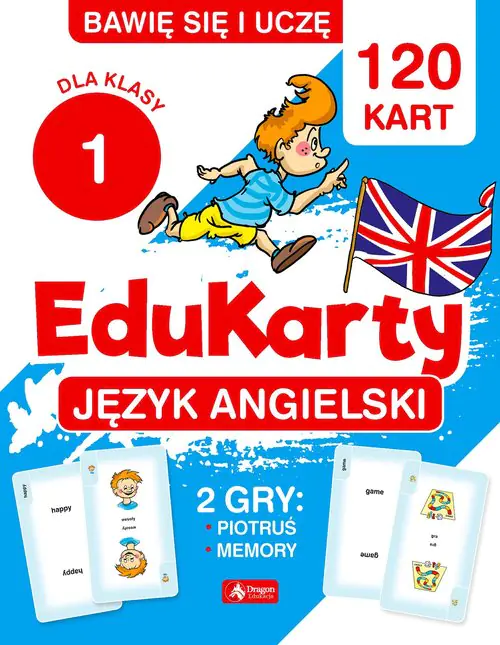 Książka - Język angielski dla klasy 1. EduKarty