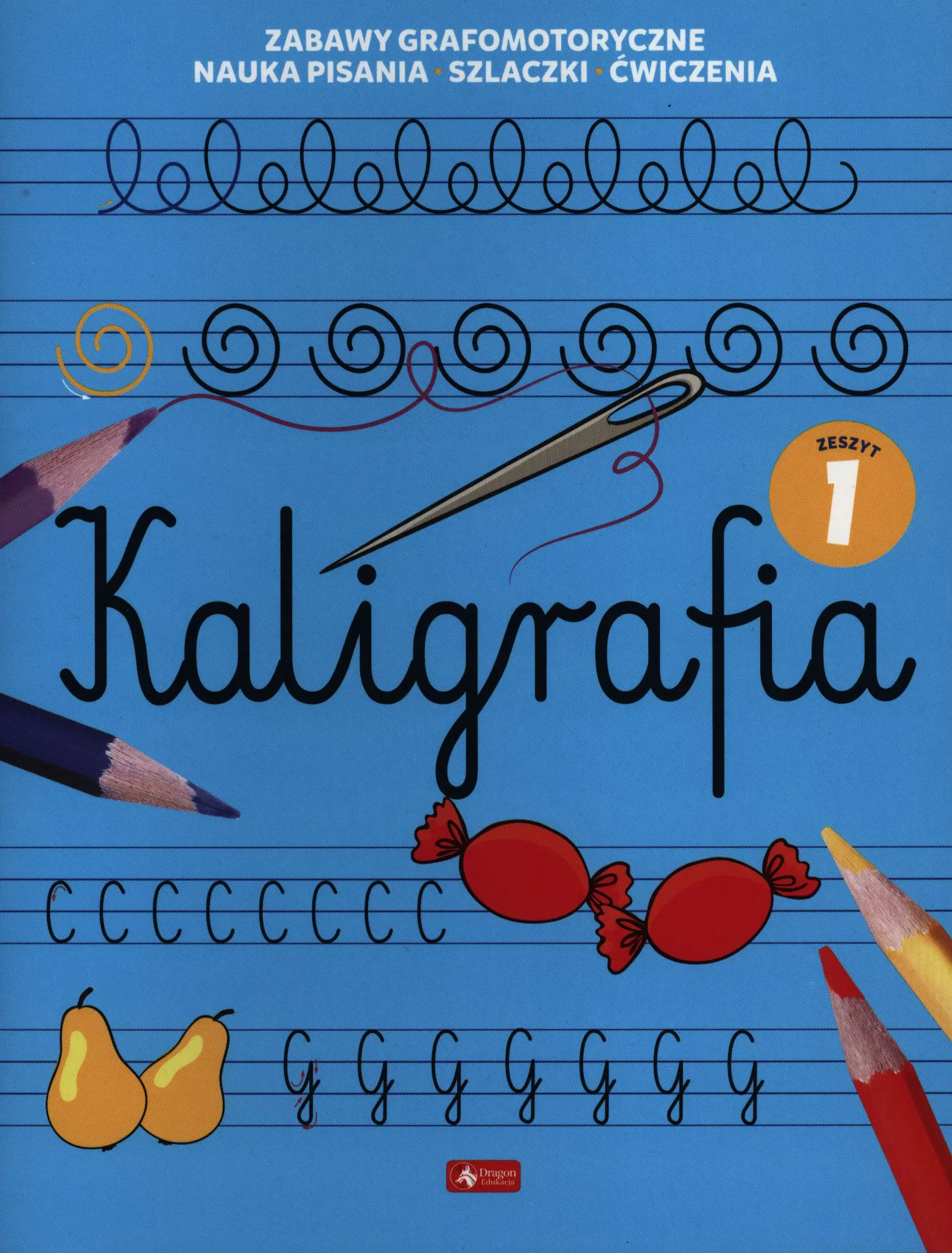 Książka - Kaligrafia. Zeszyt 1
