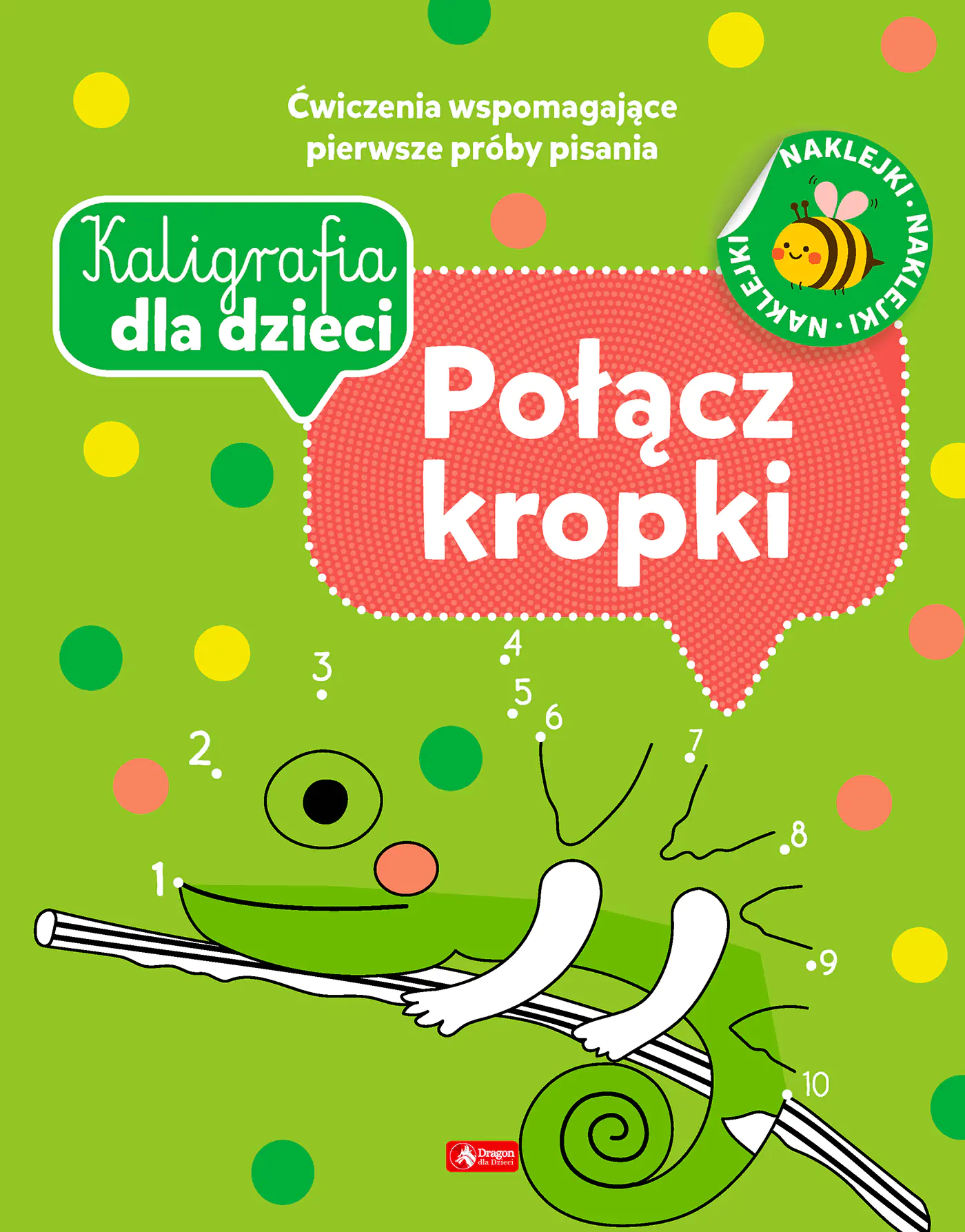 Książka - Kaligrafia dla dzieci. Połącz kropki