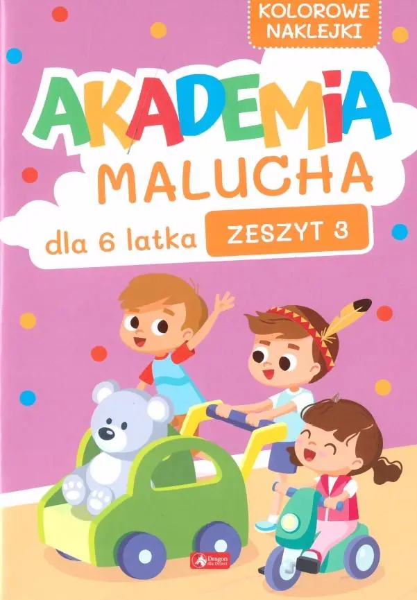 Książka - Akademia malucha dla 6-latka. Zeszyt 3