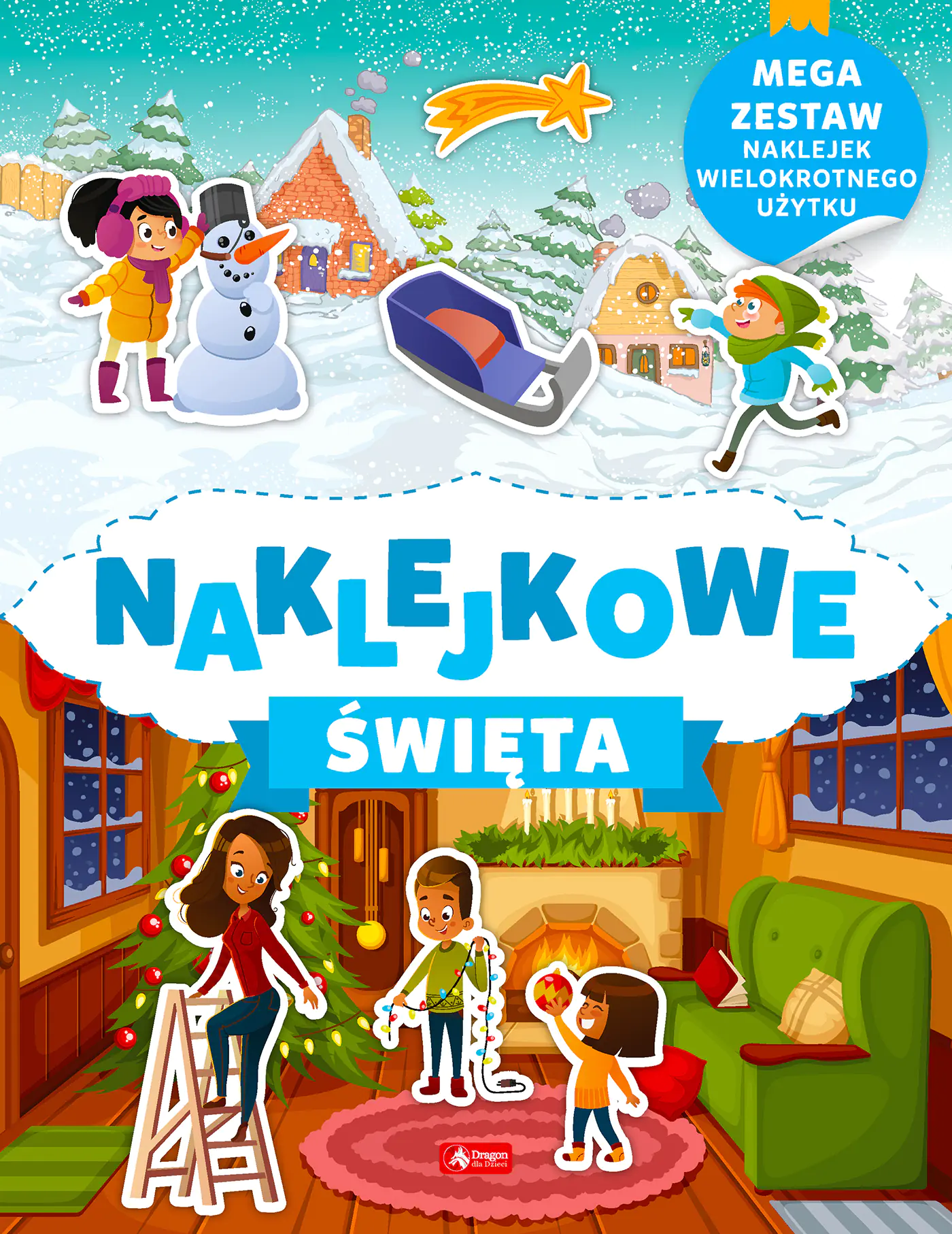 Książka - Naklejkowe święta