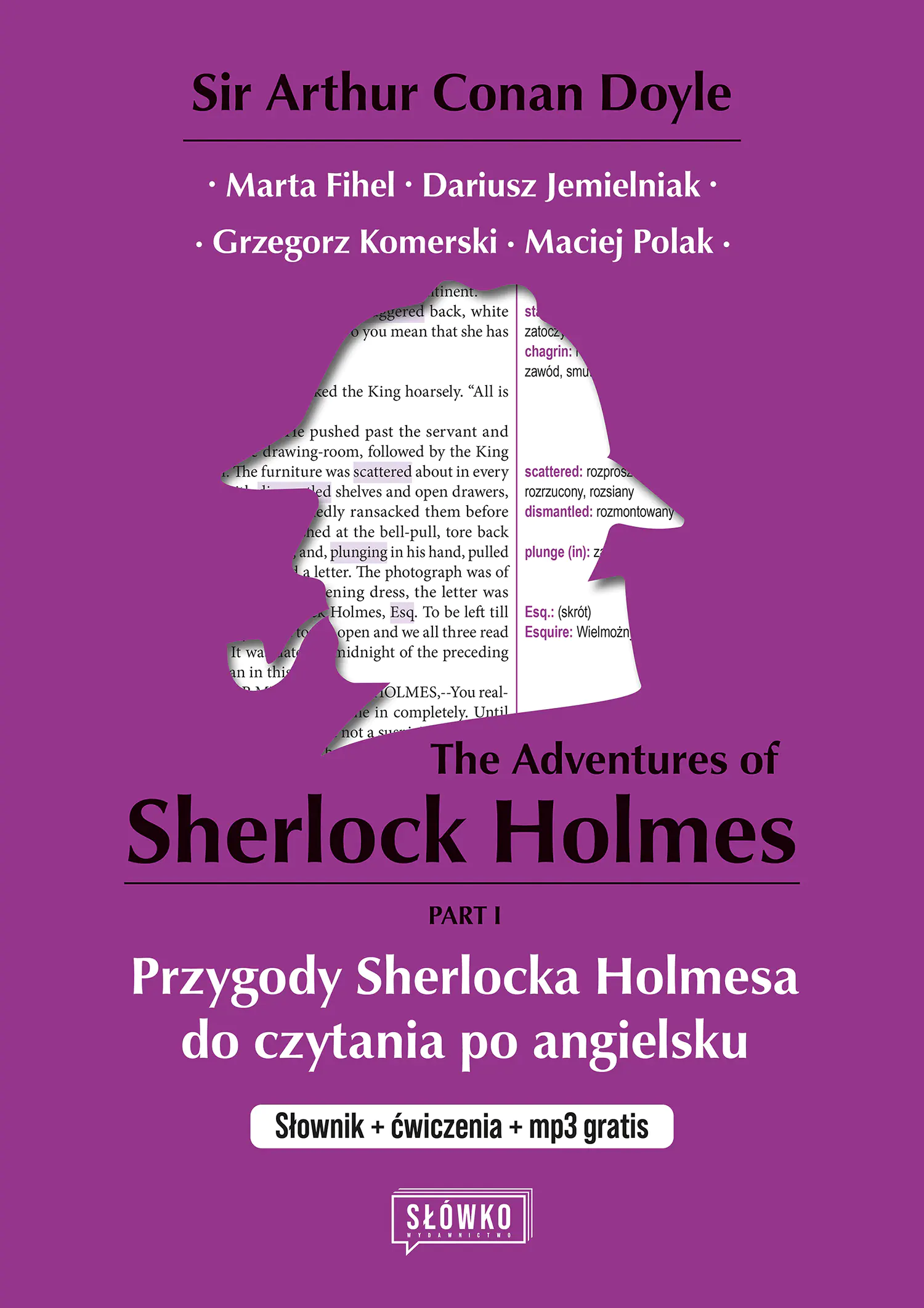 Książka - The Adventures of Sherlock Holmes Part 1. Przygody Sherlocka Holmesa do czytania po angielsku