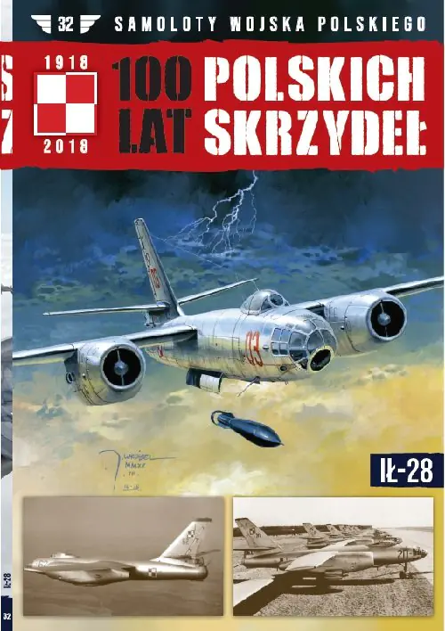 Książka - 100 lat polskich skrzydeł Tom 32 IŁ-28
