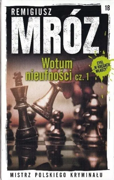 Książka - Mistrz Polskiego Kryminału Tom 18 Wotum nieufności Część 1