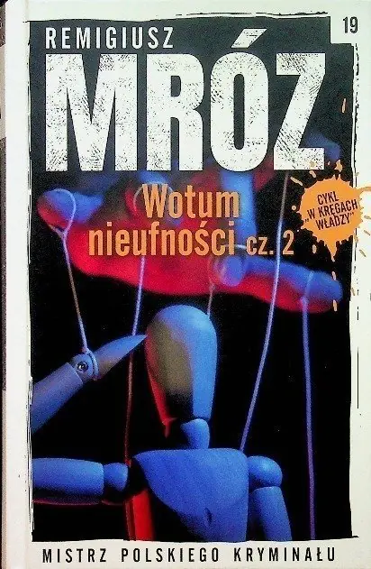 Książka - Mistrz Polskiego Kryminału Tom 19 Wotum nieufności Część 2