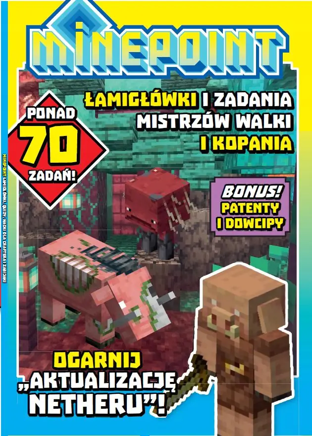 Książka - Minepoint. Łamigłówki i zadania mistrzów walki i kopania