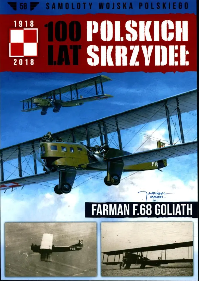 Książka - 100 lat polskich skrzydeł Tom 58 Farman F.68 Goliath