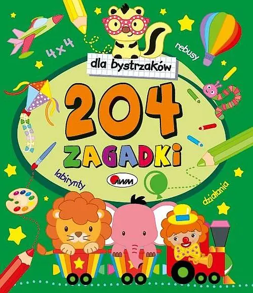 Książka - Dla bystrzaków. 204 zagadki