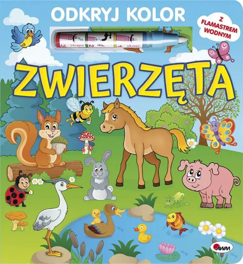 Książka - Odkryj kolor. Zwierzęta