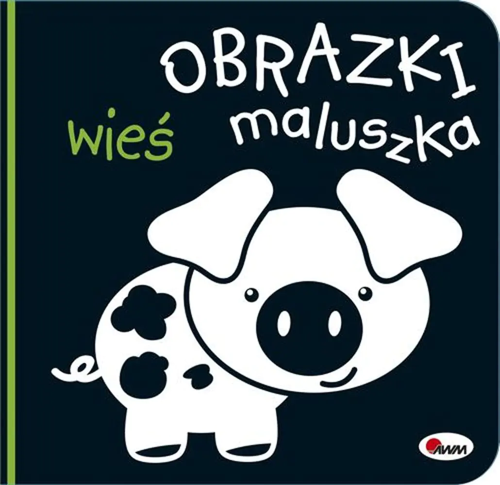 Książka - KSIĄŻECZKA Harmonijkowa Obrazki Maluszka WIEŚ Kontrastowe BARWY Książka