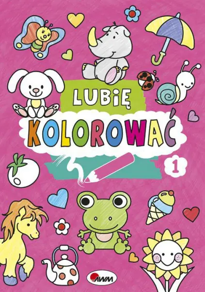 Książka - Lubię kolorować 1