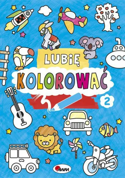 Książka - Lubię kolorować 2