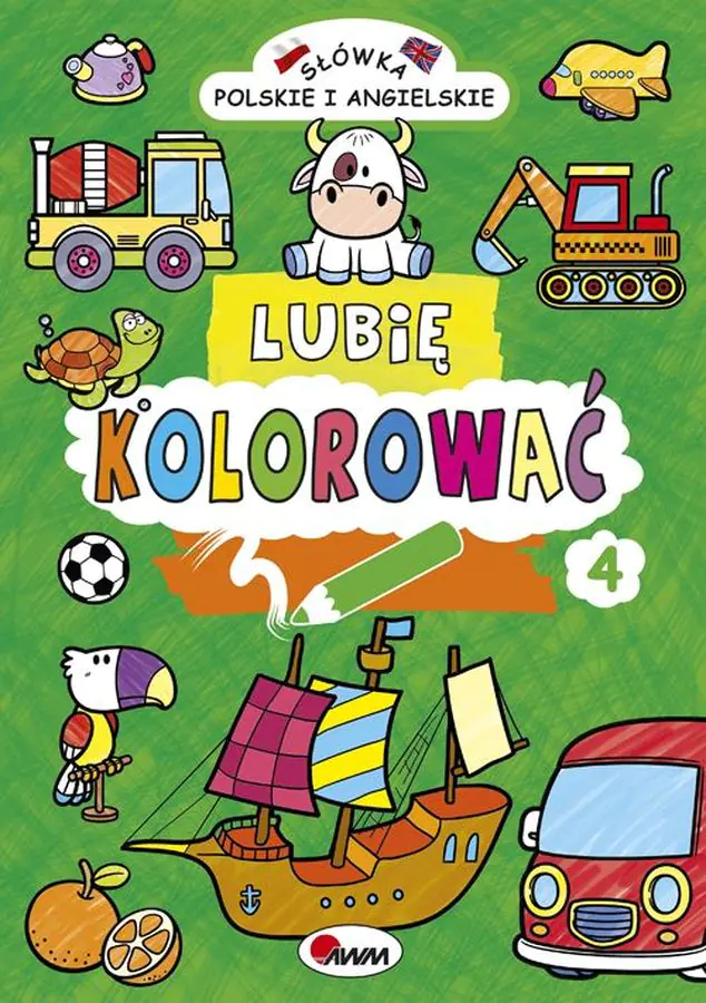 Książka - Lubię kolorować. Część 4