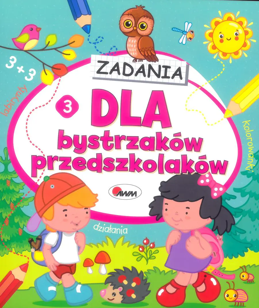 Książka - Zadania dla bystrzaków przedszkolaków. Część 3