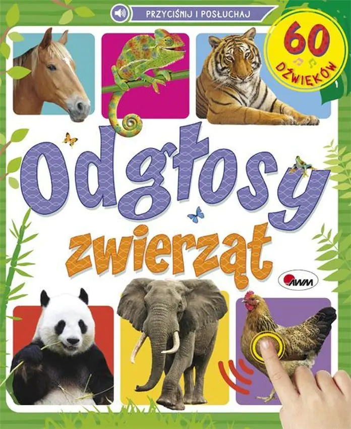 Książka - Odgłosy zwierząt. 60 dźwięków
