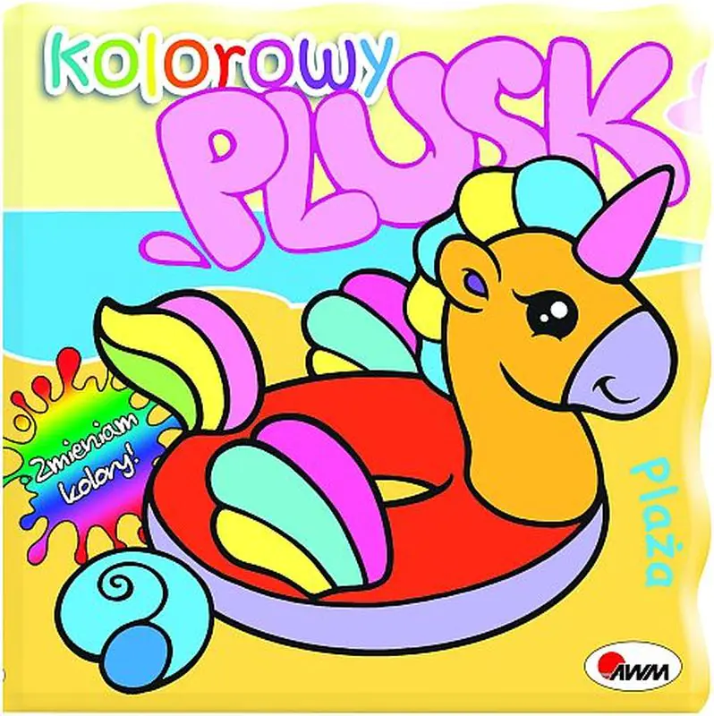 Książka - Kolorowy Plusk. Plaża