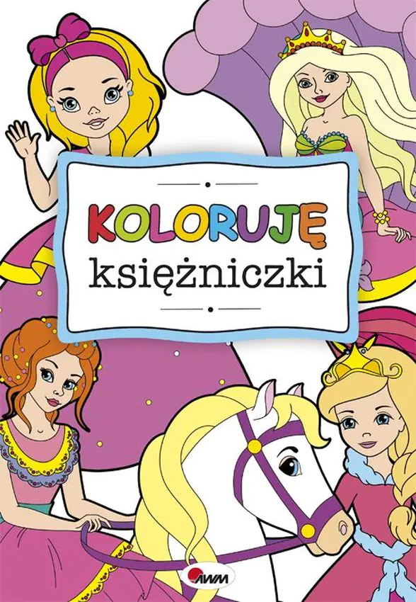 Książka - Koloruję księżniczki