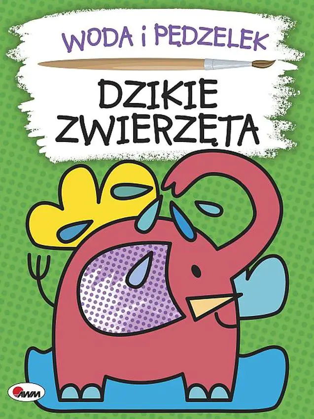Książka - Dzikie zwierzęta. Woda i pędzelek