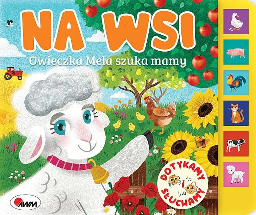 Książka - Na wsi. Owieczka Mela szuka mamy
