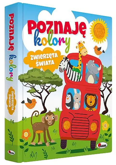 Książka - Poznaję kolory. Zwierzęta świata