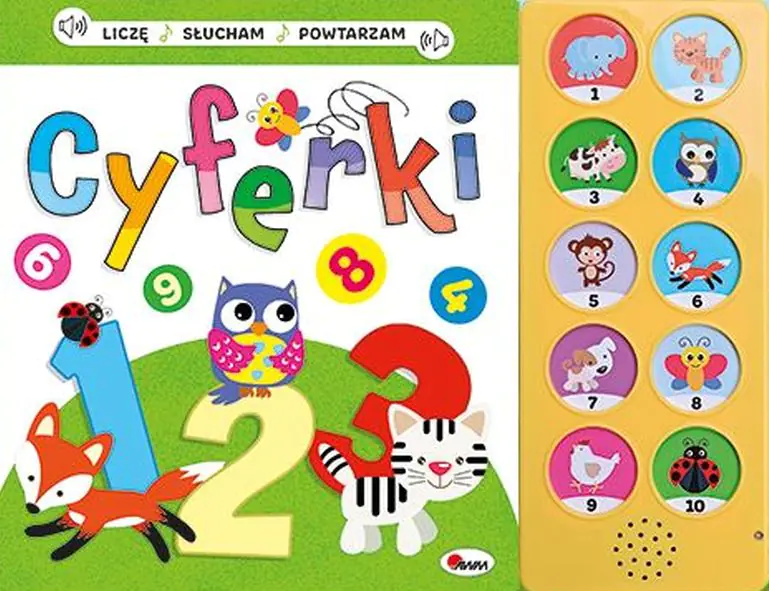 Książka - Cyferki. Liczę słucham powtarzam