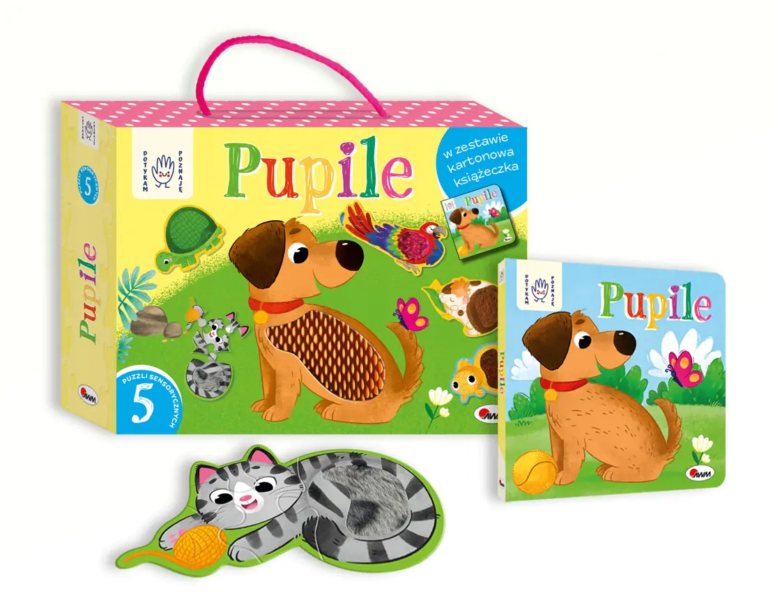 Książka - Pupile. Dotykam poznaję