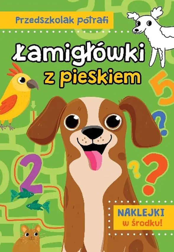 Książka - Przedszkolak potrafi. Łamigłówki z pieskiem
