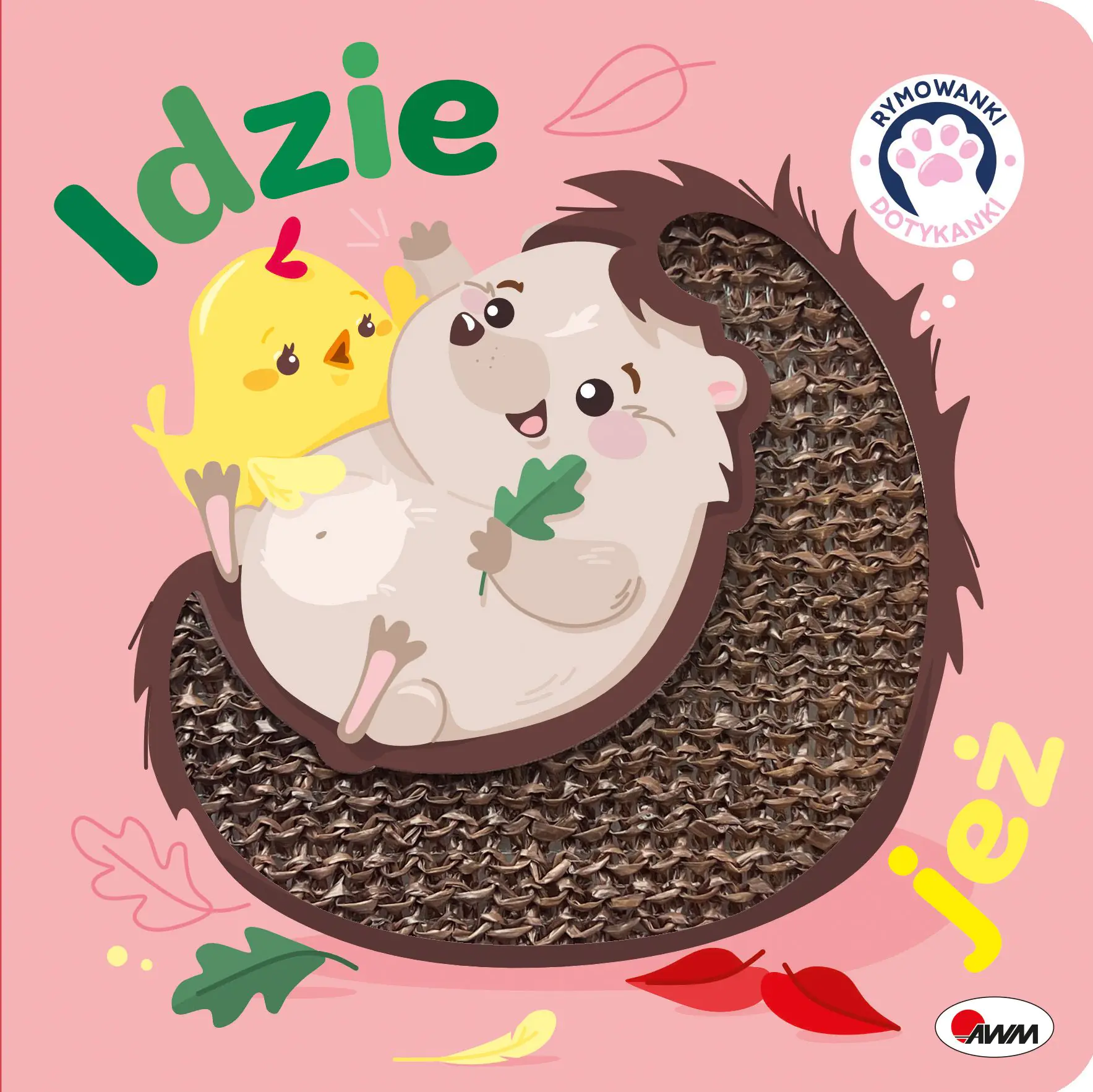 Książka - Idzie jeż. Rymowanki dotykanki