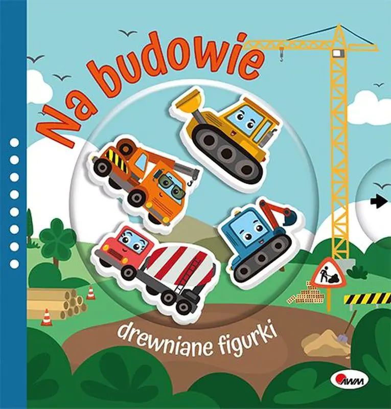 Książka - Drewniane figurki. Na budowie