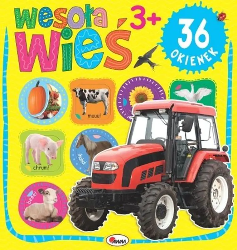 Książka - Wesoła wieś. 36 Okienek