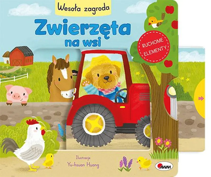 Książka - Zwierzęta na wsi. Wesoła zagroda