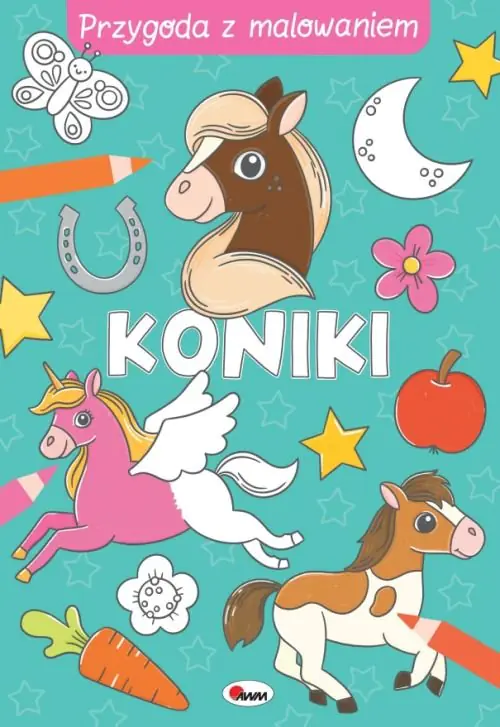 Książka - Przygoda z malowaniem. Koniki