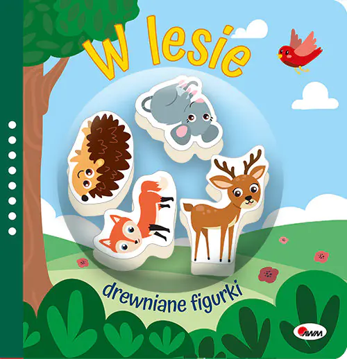 Książka - Drewniane figurki W lesie