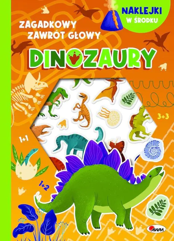 Książka - Zagadkowy zawrót głowy. Dinozaury