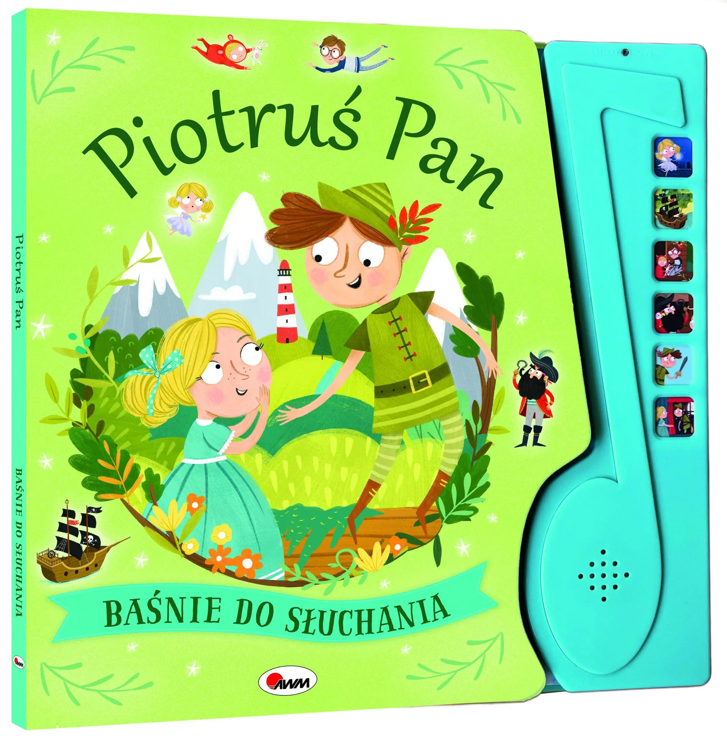 Książka - Piotruś Pan. Baśnie do słuchania Książeczka Dźwiękowa BAJKA