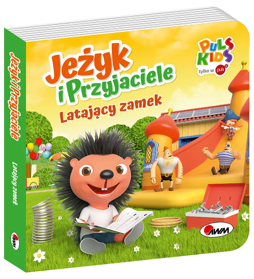 Książka - Latający zamek. Jeżyk i przyjaciele