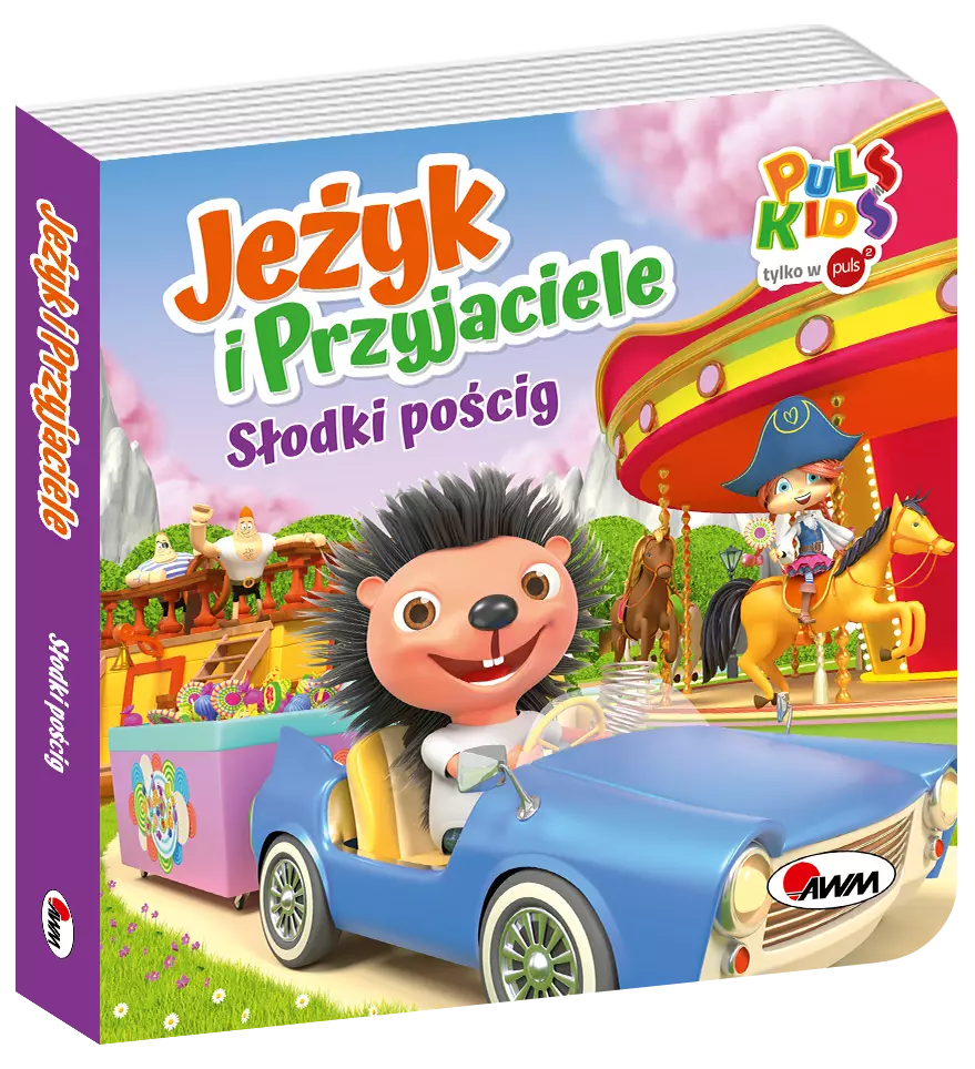 Książka - Słodki pościg. Jeżyk i przyjaciele