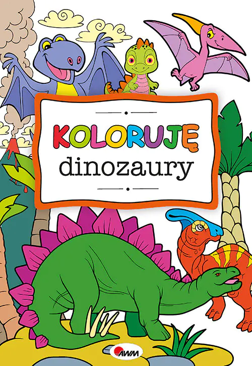 Książka - Koloruję dinozaury