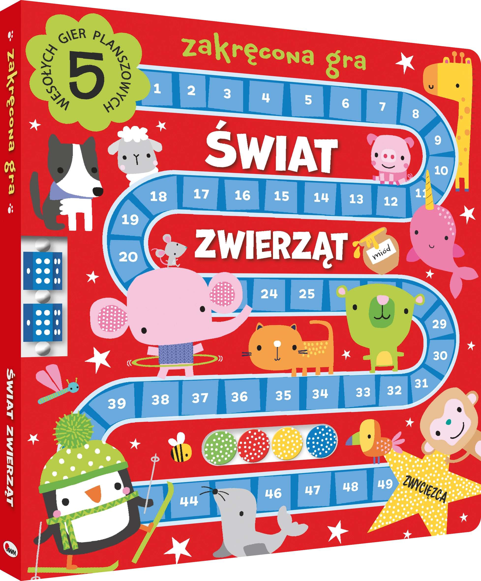 Książka - Świat zwierząt. Zakręcona gra