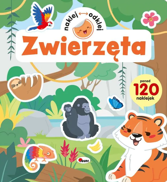 Książka - KSIAZECZKA EDUK 240X255 ZWIERZETA NAKL/ODKL AWM