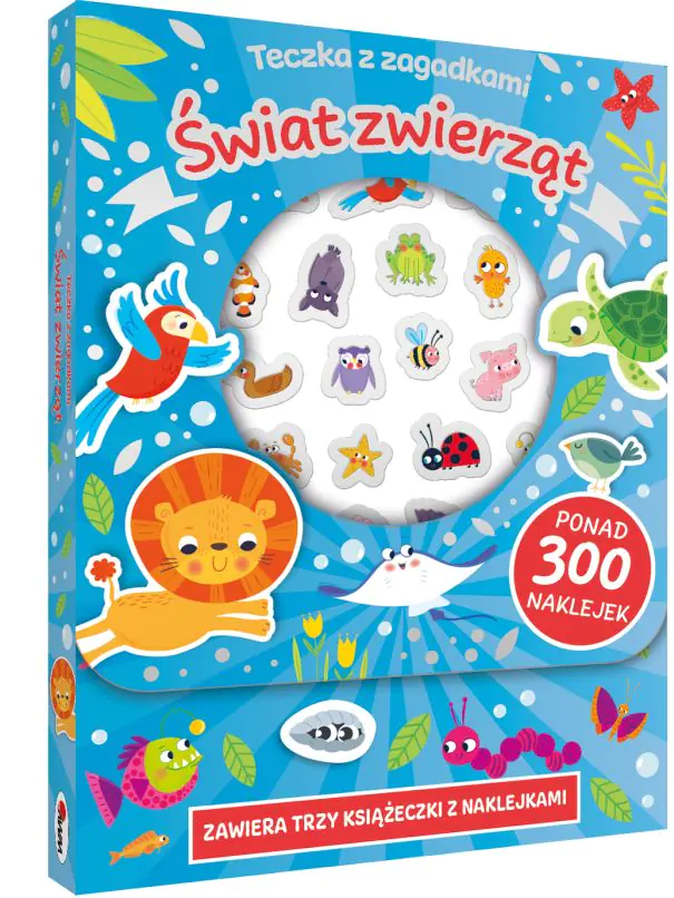 Książka - Świat zwierząt. Teczka z zagadkami