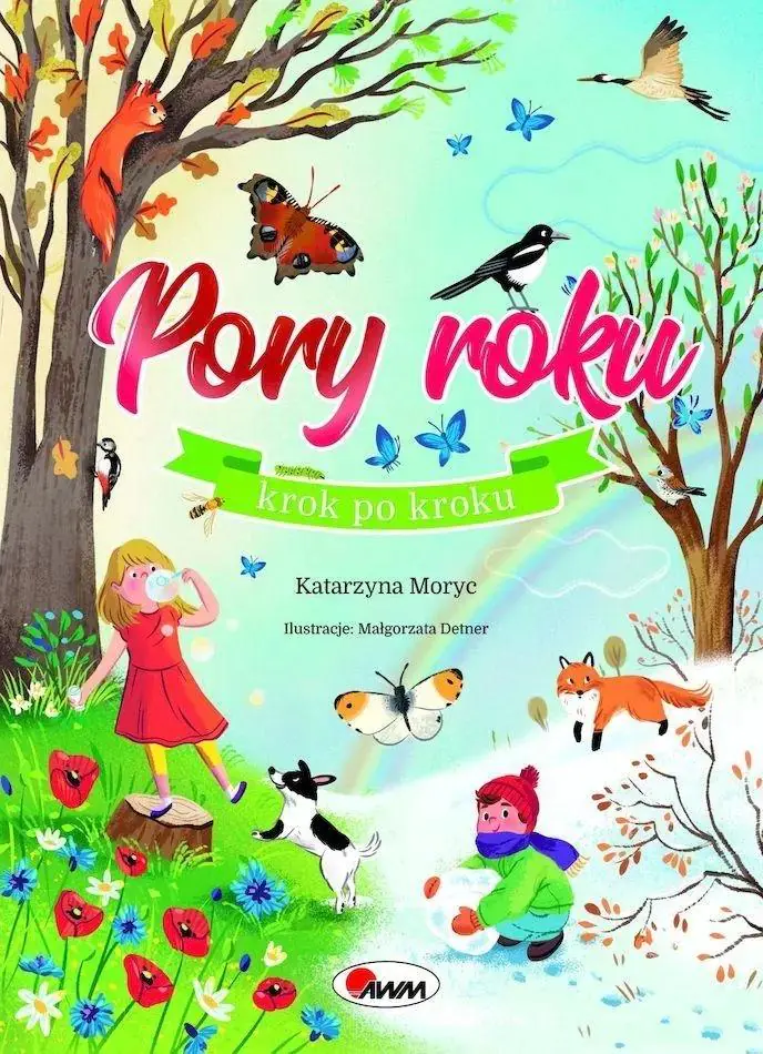 Książka - Pory roku z rozkładanymi stronami