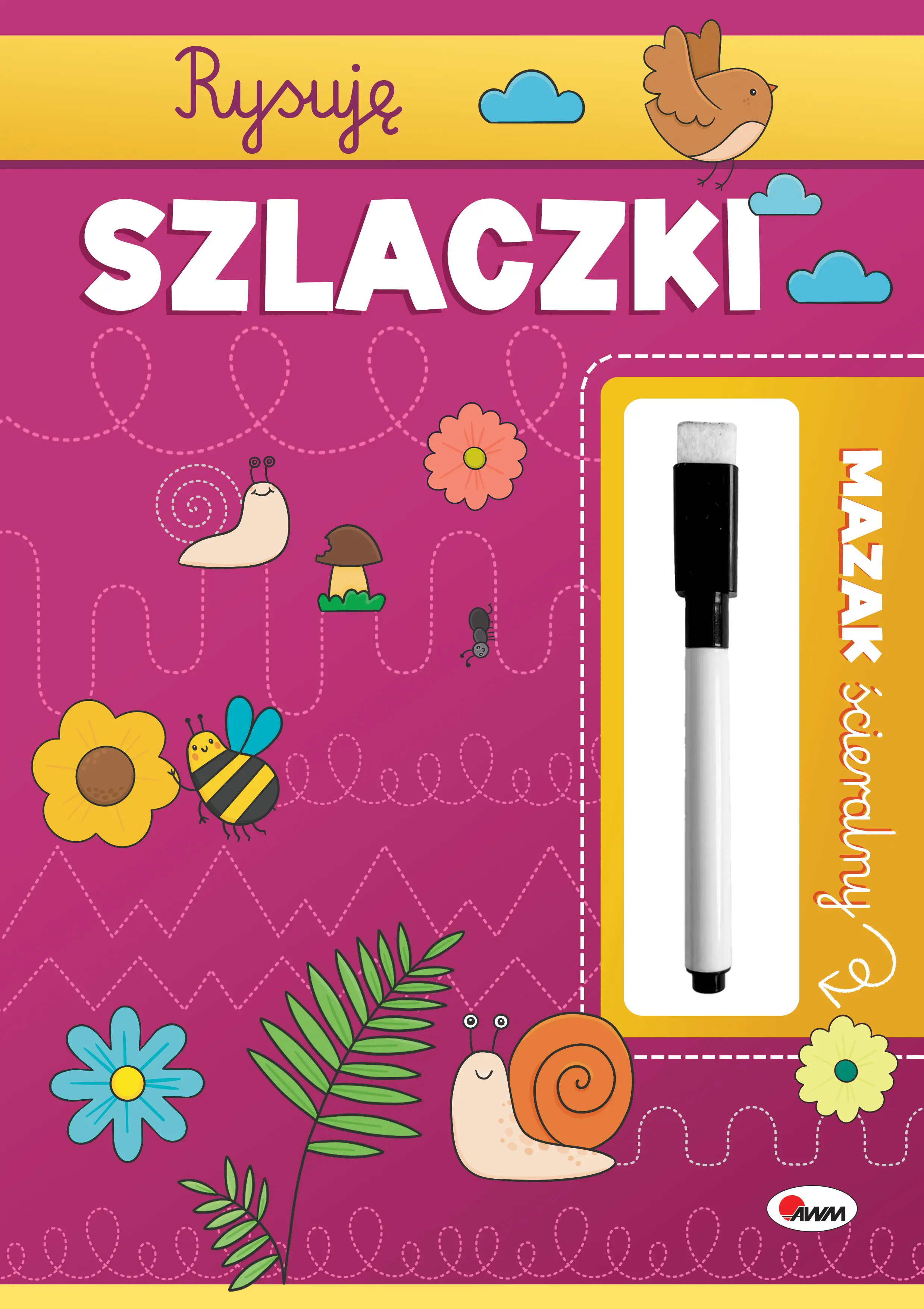 Książka - KSIAZECZKA EDUK A4 RYSUJE SZLACZ PISAK SCIER AWM