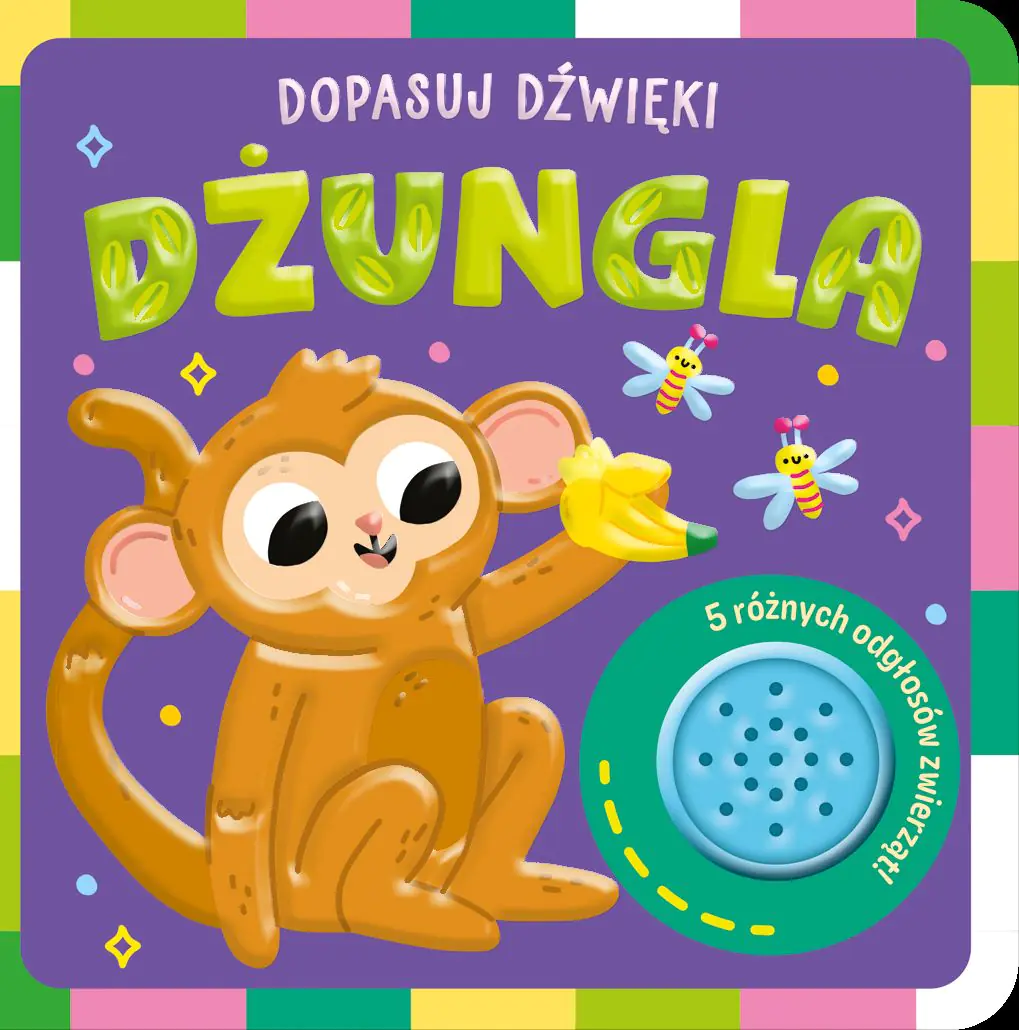 Książka - Dżungla. Dopasuj dźwięki