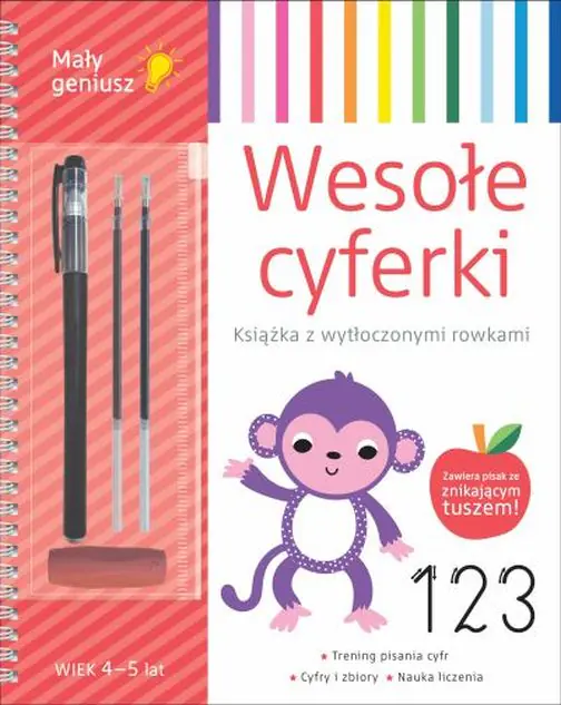 Książka - Wesołe cyferki. Mały geniusz